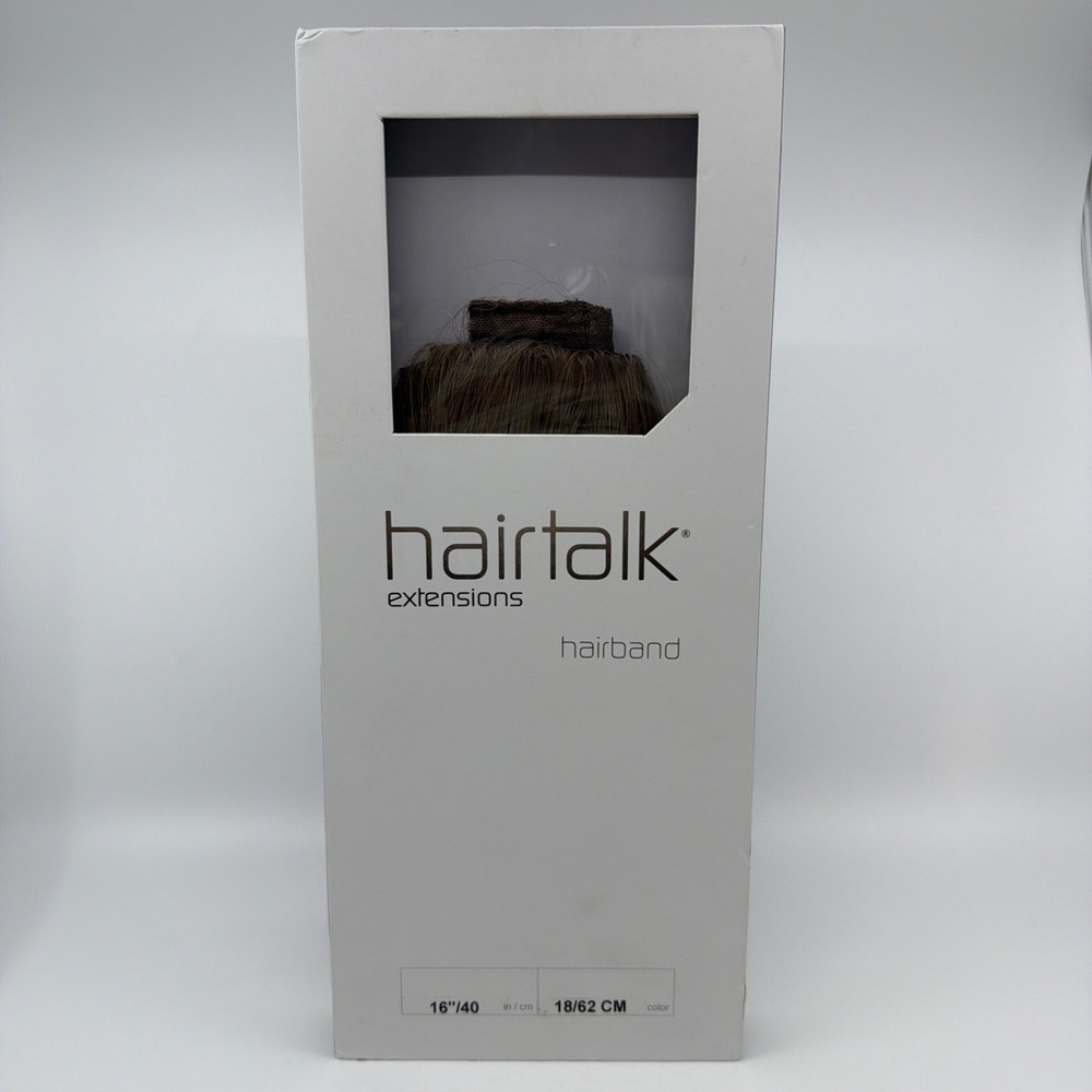 Hairtalk 16" Hair Band 18/62 Rooted Blonde New, Open Box Light Weight Halo